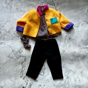 Vintage American Girl Doll ‘Girl of Today’ Outfit w Yellow Jacket